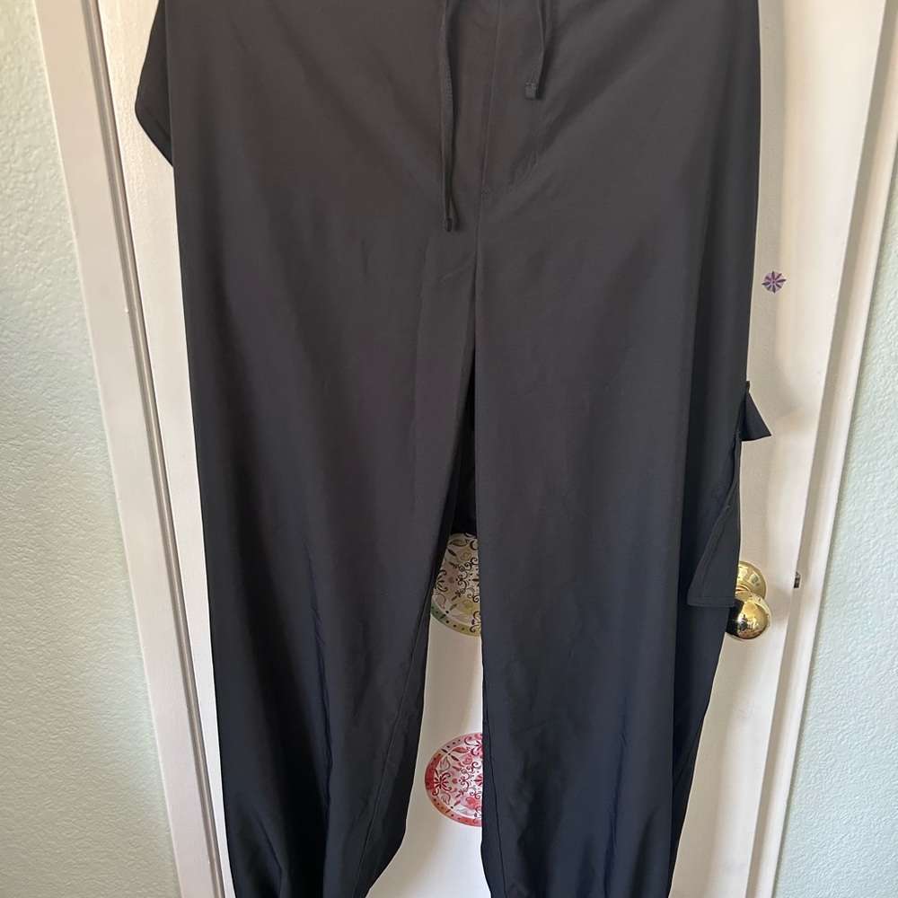 Women’s parachute cargo Drawstring Pants